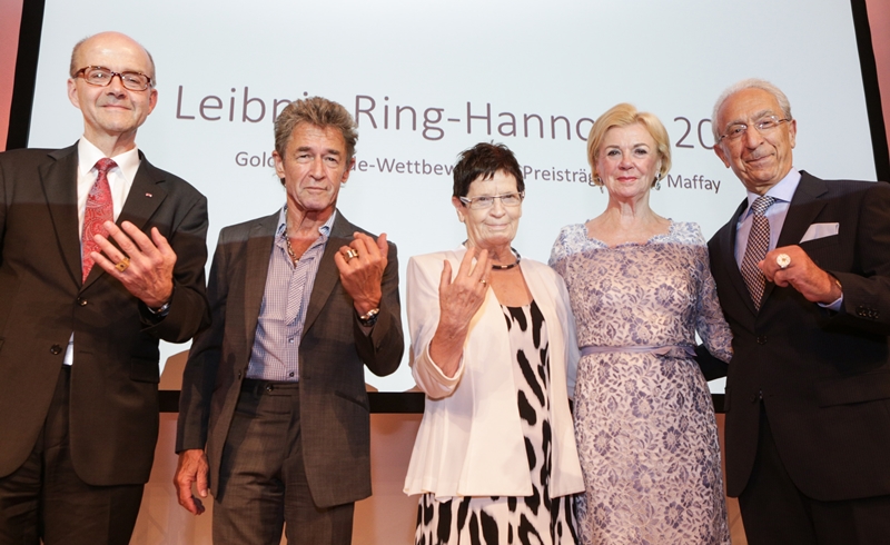 Vier LRH-Preisträger auf der Bühne