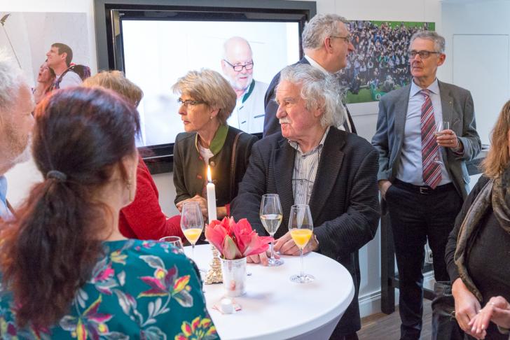 Gäste beim Empfang