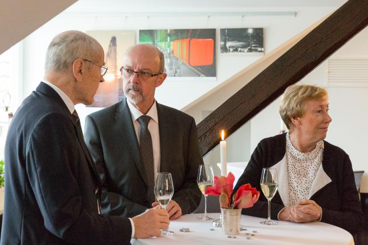 Gäste beim Empfang