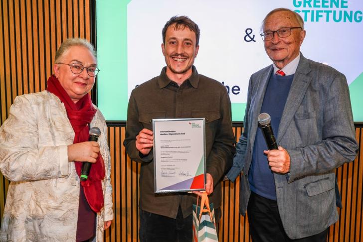 Lukas Wiehler, Internationales Medien-Stipendium 2025 – Foto: Frank Wilde