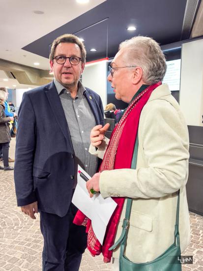 Dr. Sabine Wilp und Reinhard Spieler – Foto: Thorsten Luhm