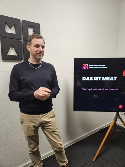 Henning Thielke bei seinem Vortrag