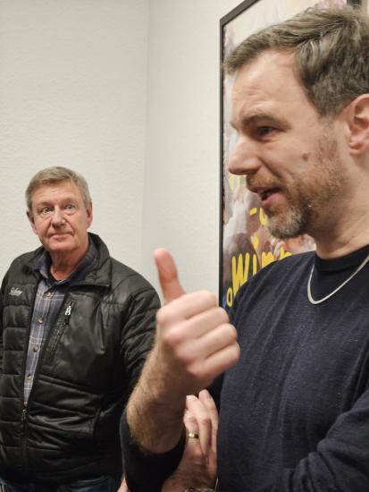 Henning Thielke bei seinem Vortrag