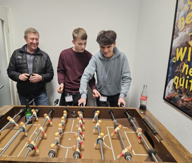 Auch das Spielen kommt nicht zu kurz