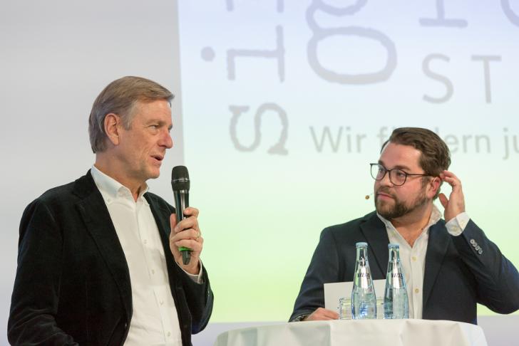 Claus Kleber und Per Eggers