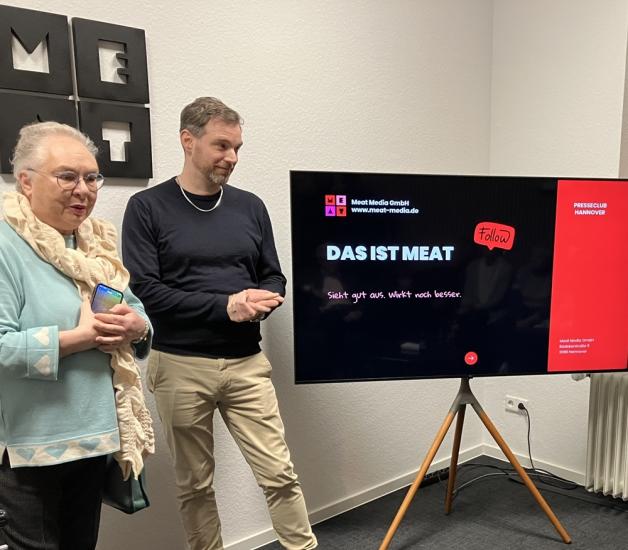 Dr. Sabine Wilp mit Henning Thielke