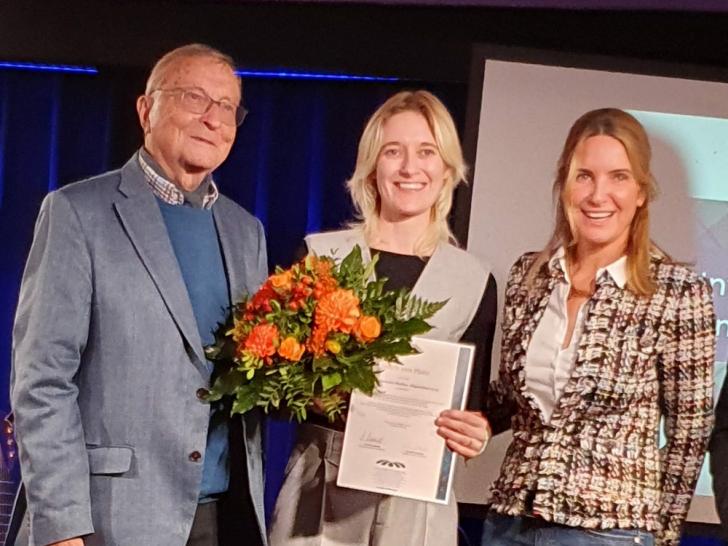 Judith von Plato mit Valentin Schmidt und Michaela Menschel