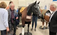 Teilnehmer beim TiHo-Besuch