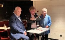 Günter Papenburg mit Klaus Ritgen und Sabine Wilp