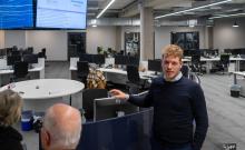 Begrüßung im Newsroom