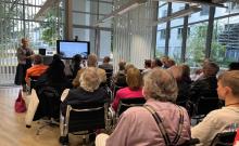 Beim Vortrag von Christine Rettig – Foto: Johanna Wuttke, Medical Park Hannover