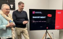 Dr. Sabine Wilp mit Henning Thielke